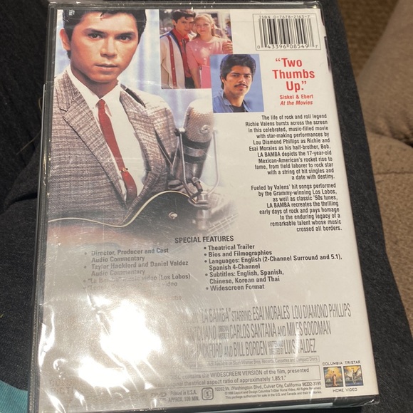 La Bamba DVD movie Brand New with plastic wrapper - Picture 2 of 3